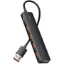 Vention Hub USB 3.2 CHOBB 5 en 1 con 4 puertos USB-A y 1 puerto USB-C, Negro